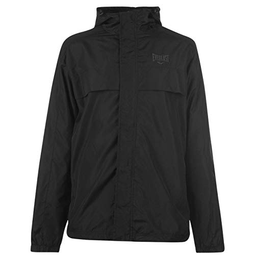 Everlast - Chaqueta impermeable para hombre (Softshell) Negro L