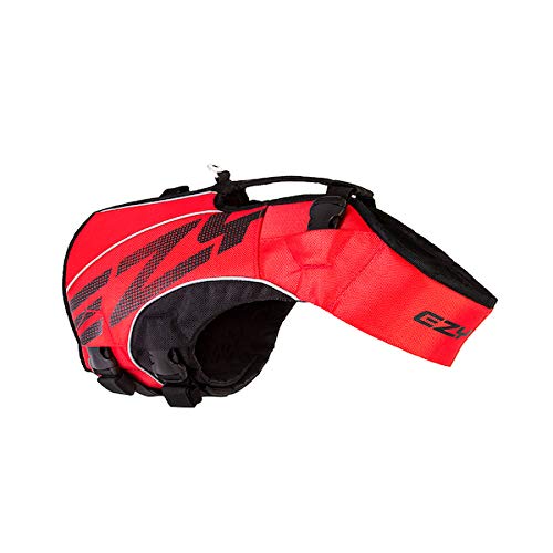 EzyDog X2 Boost - Chaleco Salvavidas para Perro (Extragrande), Color Rojo