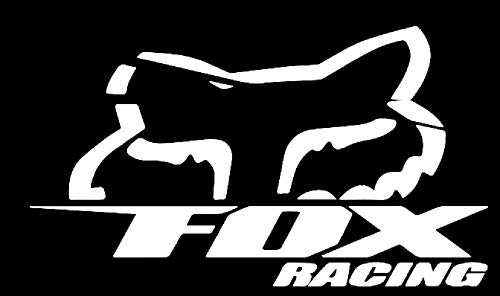 FOX RACING 140X80 2 UD MOTO COCHE CAMIONETA FURGONETA BICI PEGATINA STICKER