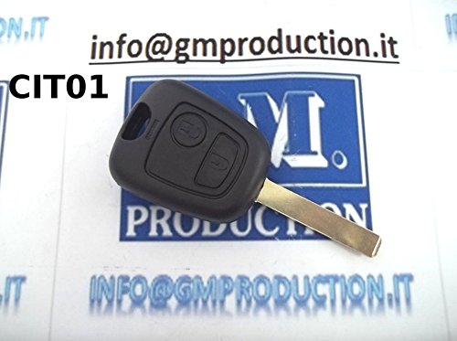 G.M. Production – CIT01 – Caparazón carcasa concha Llave Citroen C1 C2 C3 no logo vacía Comprobar fotos y detalles de compatibilidad]