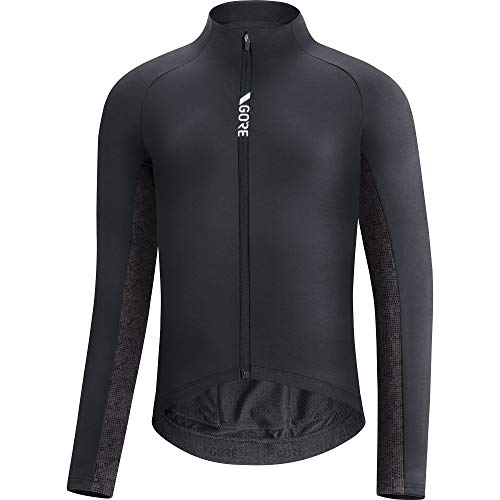 GORE WEAR C5 Thermo Maillot, Hombre, Black/Terra Grey, L