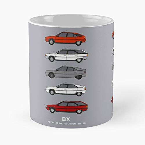 GTI Estate TRS Mk2 Mk1 Bx Tzd Break Citroen La Mejor Taza de café de cerámica de mármol Blanco de 11 oz