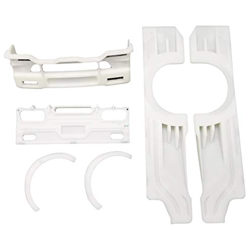 GzxLaY Nuevos Accesorios de actualización de reacondicionamiento adecuados para WPL D12 Drift RC Car R487 Modelo de Bricolaje Piezas de Repuesto Accesorios de Repuesto ( Color : White )