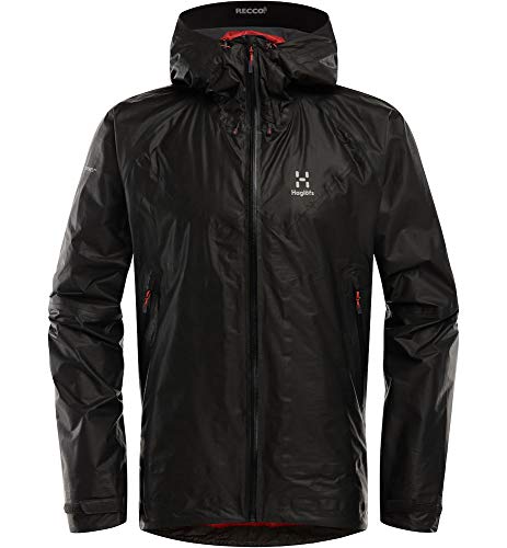 Haglöfs L.I.M Shake Dry Chaqueta, Hombre, Slate/Habanero, XXL