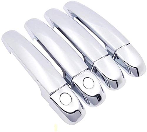 HAHASG  Guantes de manija de Puerta de Coche Accesorios de Coche decoración de Coche, para Opel Agila B Vauxhall 2007 2013 2014 2015 2016 2014-4 Puerta 2 Cerradura