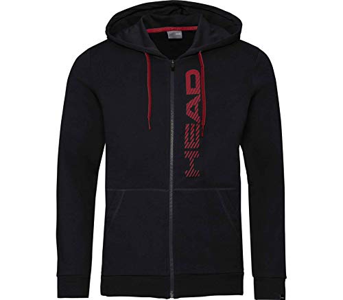 Head, Club Fynn Full-Zip Sweatjacke, Rot Chaquetas, Hombre, Negro, Small