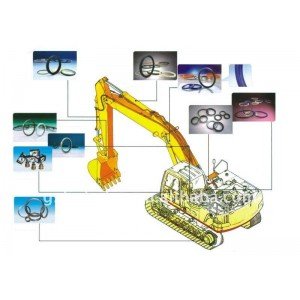 Hecho para adaptarse a 6162-25-4251 sello, cigüeñal trasero (D375A/HD465-7) (6162-25 Komatsu nuevo posventa