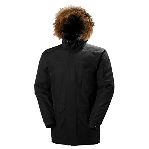 Helly Hansen Dubliner Parka Chaqueta 3/4 Impermeable, Cortaviento y Transpirable para Hombre para el Uso Diario, Negro (Black 990), M