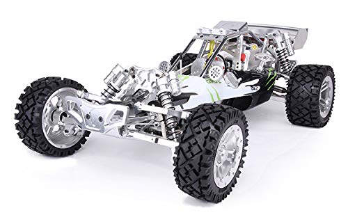 HWJF 2WD RC Buggy Gasolina, 1/5 de Coches de Juguete de Gas Off Road con Motor de Gasolina 36cc para el Adulto, 2.4G regulador de Radio Incluyó