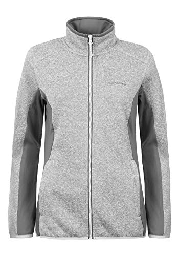 Ice Peak Leona - Forro polar para mujer, color gris