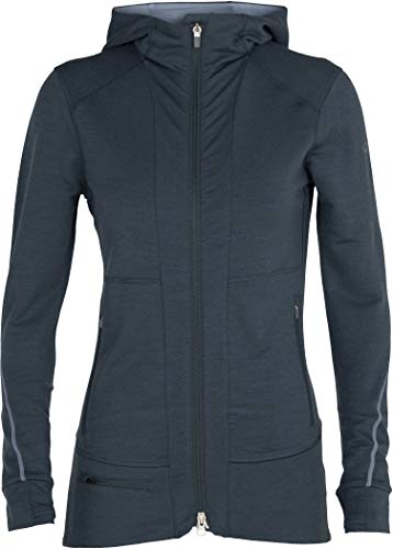 Icebreaker Quantum II Long Sleeve Zip Hood - Chaqueta para mujer