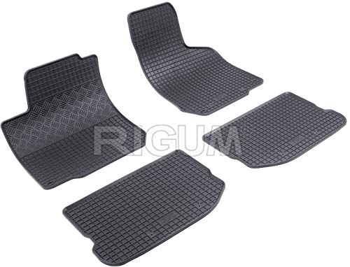 ilTappetoAuto by Fabbri 3 - 902372 - Alfombrillas de Coche Hechas a Medida de Goma Antideslizante e Inodoro