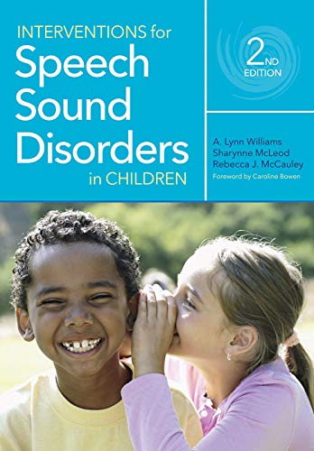 Interventions for Speech Sound Disorders in Children (CLI) (English Edition)