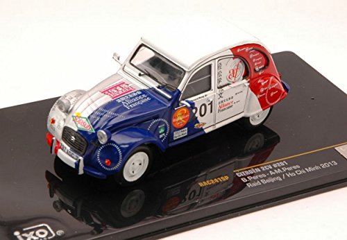 Ixo Model Compatible con Citroen 2CV N.201 Raid Beijing/HO CHI MIN 2013 B.Peres-A.M.Peres 1:43 DIECAST RAC241SP