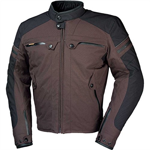 IXS Chaqueta textil Aviation, color negro y verde, talla 3XL