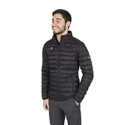 Izas Aden Chaqueta De Pluma, Hombre, Negro/Negro, XL