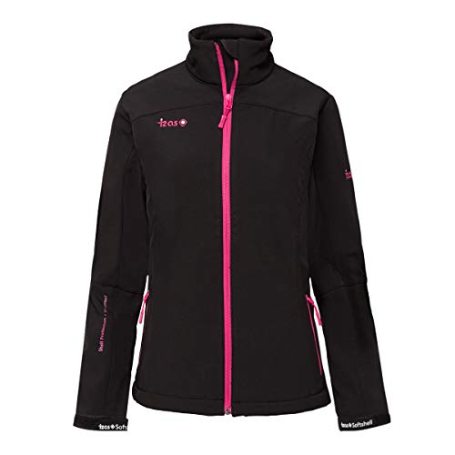 Izas Gael Chaqueta Mujer, Multicolor (Negro/Fucsia), XS