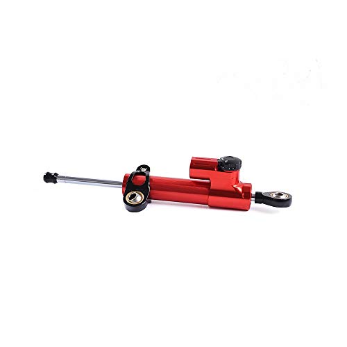 Jiuyue-shoes, FJY-PIÈCES, Motocicleta CNC Damper Damper Estabilizador Lineal Control de Seguridad invertido Ajuste for H-Onda CBR600RR CBR1000RR CBR929 Yamaha Kawasaki (Color : Rojo)