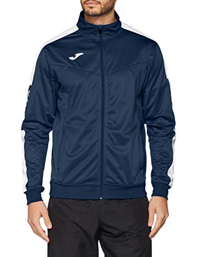 Joma 100687.302 Sudadera, Hombre, Azul Marino/Blanco, L