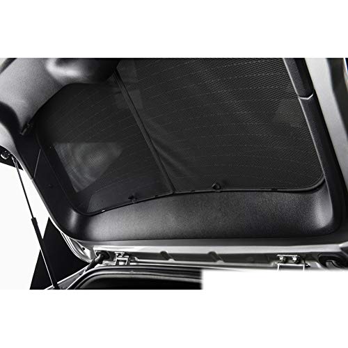 Juego de Car Shades (Puertas traseras) Compatible con Citroen Berlingo Multispace 2009- / Peugeot Partner Multispace 2008- (2-Partes)