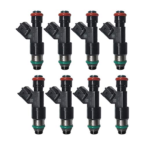 KCSAC 8pcs Boquilla de inyección de Combustible 12594512 2172436 Fit para Chevrolet Avalanche Express Silverado Suburban Tahoe Fit para GMC Yukon Sierra Savana Inyección de Combustible