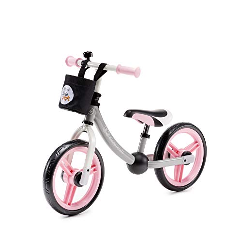 kk Kinderkraft Kinderkraft Bici sin Pedales 2WAY Next, Cuadro Bajo, Sillín Blando, Rosa, Unisex-Baby, 86 x 38 x 62