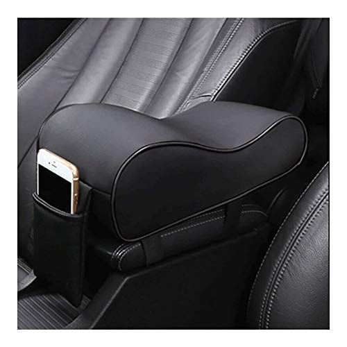 KKLL Cojín de Cuero para Consolas centrales de Coche Fit For Citroen C4 Fit For Cactus C3 Fit For Picasso C5 C7 Fit For Aircross DS7 DS4 C-Elysee (Color Name : Black)