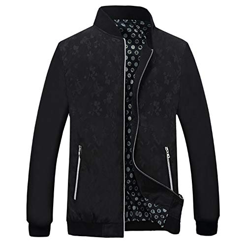 LaiYuTing Nueva Chaqueta De Invierno para Hombre, Chaqueta De Negocios con Cuello Alto, Chaqueta Informal De Gran TamañO para Hombre, Abrigo Holgado, Mono