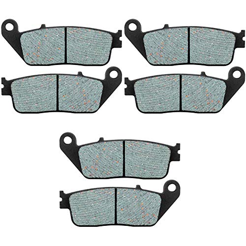 LOCOPOW Moto Pastillas de Freno Delanteras + Traseras para HONDA CBR1000F CBR1000 F 1989-1992