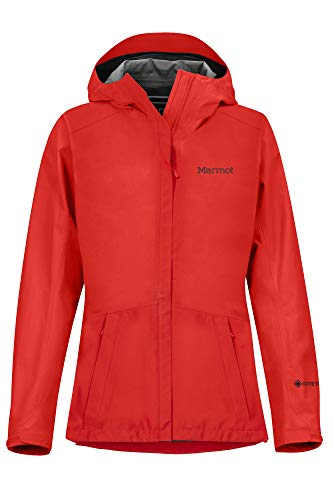 Marmot Wm's Minimalist Jacket Chubasquero Rígido, Chaqueta Impermeable, A Prueba De Viento, Impermeable, Transpirable, Mujer, Victory Red, XS