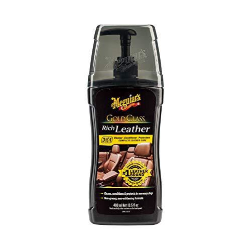 Meguiar´s G17914EU Limpiador y acondicionador de Cuero, 13.5 Ounce