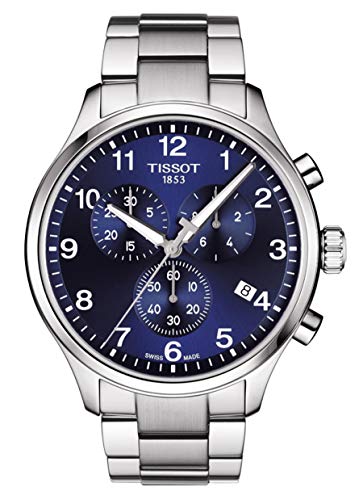 Montre Tissot Chrono XL Classic Acier cadran Bleu