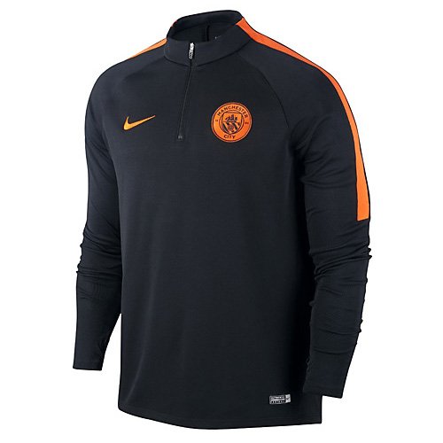 NIKE 809683-014 Sudadera Manchester City, Hombre, Negro, L