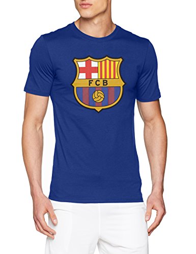 NIKE Evergreen Crest Camiseta, Hombre, Azul (Deep Royal Blue), M