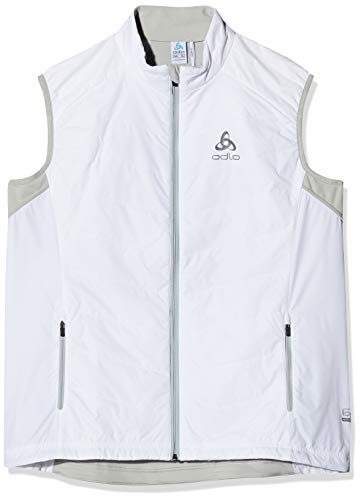 Odlo Vancouver Primaloft - Chaleco para Mujer, Primavera/Verano, Mujer, Color White - High-Rise, tamaño Extra-Large