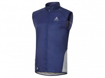 Odlo Weste Vest Logic Helios - Chaleco de Running para Hombre, Color Multicolor, Talla M