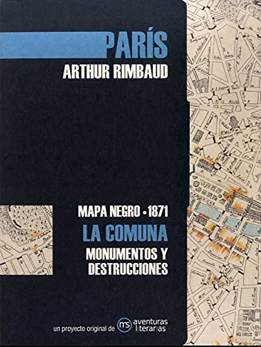 París. La Comuna: Mapa negro 1871