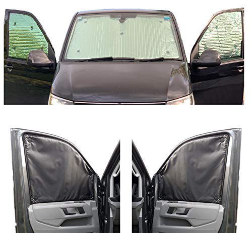 Persianas Térmicas para Citroen Berlingo Multispace / XTR (Años 2008 -2017) Juego Completo con Recorte para Espejo Retrovisor. Ideal para Todas Las Estaciones