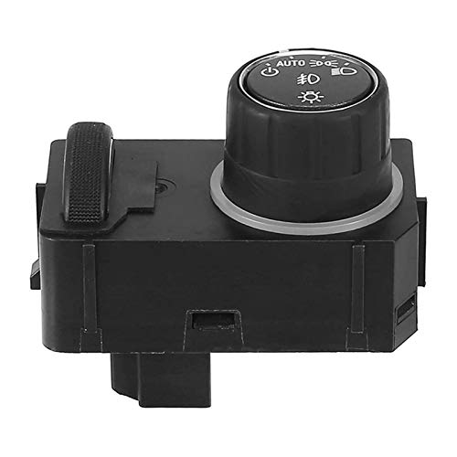 PREPP Interruptor de Faro del Motor Ajuste para Chevrolet Silverado Suburban Tahoe GMC Sierra Yukon (Color : Black)