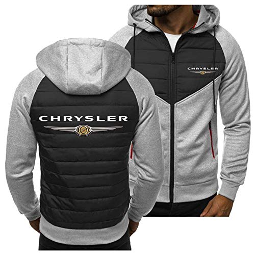 QIZIFAFA Sudaderas con Capucha Chaqueta Cardigan Thin C.Hrys-Ler Sudaderas con Estampado Gráfico 3D Suéter De Manga Larga Jersey con Capucha Hombres Niños Sudadera Juvenil Deportes,01,L