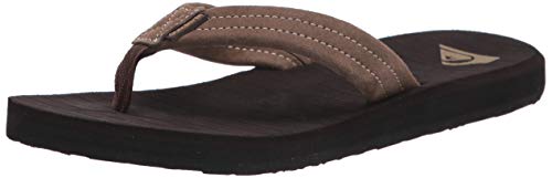 Quiksilver Carver Suede M Sndl Sandalias con Plataforma Plana, Hombre, Marrón (Brown), 39