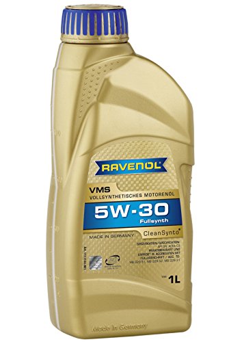 Ravenol j1 a1572 – 001 SAE 5 W-30 Aceite de motor – VMS Full sintética MB 229.52, MB 229.51, MB 229.31, Chrysler ms-11106 (1 litro)