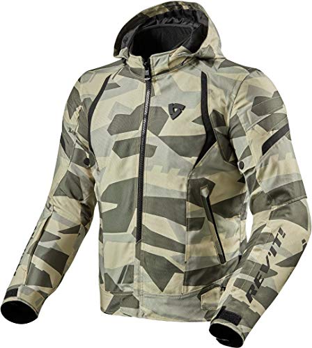 Revit Flare 2 - Chaqueta textil para moto, diseño de camuflaje, talla XL