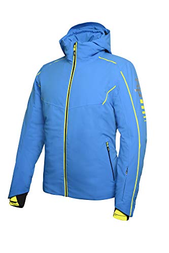 rh+ INU2825 811XS, Prime Jacket para hombre, color azul/verde ácido, talla XS