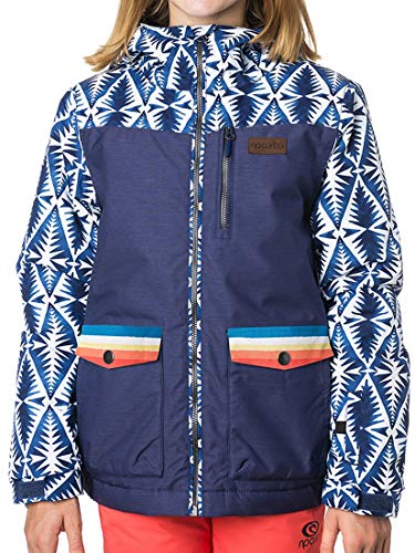 RIP CURL Chaqueta De Snowboard Infantil Snake Printed Patriot Azul (14 Años De Edad, Azul)