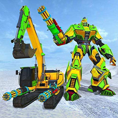 Robot Snow Excavator Crane - Rescue Hero Games