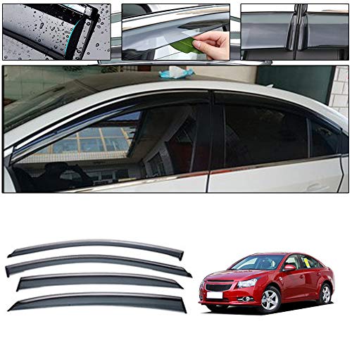 saitake Deflectores Viento para C hevrolet Cruze Sedan 2009-2014 Derivabrisas Deflectores de Aire Visera Lateral Ventanillas Viento y Lluvia 4PCS