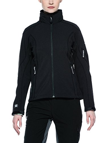 SALEWA 00-0000018305 - Soft Shell para Mujer, Color Negro, Talla 46