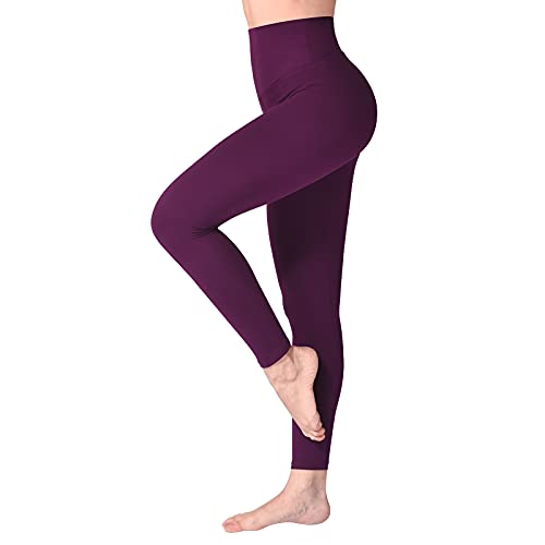 SINOPHANT Mallas de deporte de mujer, Leggins Pantalon Deporte Yoga, Leggings Mujer Fitness Suaves Elásticos Cintura Alta Para Reducir Vientre