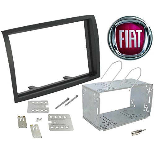 Sound Way - Kit de montaje de frontal de autorradio, 2 DIN, con embellecedor para Fiat Ducato, Citroen Jumper y Peugeot Boxer a partir de 2011